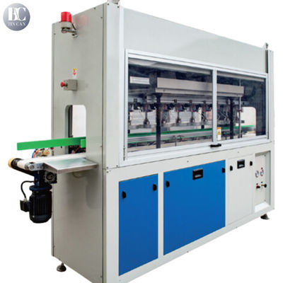 Testeur de fuite à 14 têtes linéaire ronde carrée 28 cpm Testeur automatique de fuite de pression