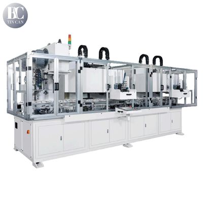 Bon prix Machine automatique de fabrication de canettes d'huile alimentaire de 1 gallon 40 cpm Canettes chimiques rectangulaires en ligne