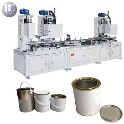 Bon prix Machine automatique de fabrication de boîtes d'étain de peinture automobile de 1 litre 60 cpm D108mm à grande vitesse en ligne