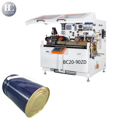 Bon prix Machine de soudage de cuve conique en fer blanc 0,35 mm 0,45 mm Épaisseur 30 cpm Haute vitesse en ligne