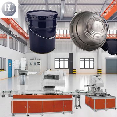 İyi bir fiyat. 25L Konik Kovası Yapma Makinesi 30cpm BM Standart Alt Sıfırlama Genişletici Konus çevrimiçi