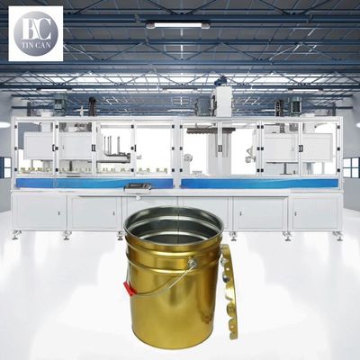 Guter Preis Hochgeschwindigkeitsmaschine zur Verarbeitung von Eimern aus Blech 45cpm Siemens Motion Control Online