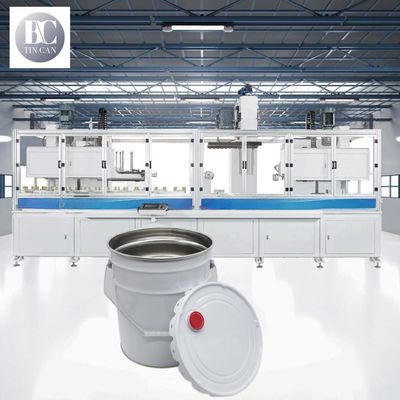 Bon prix Machine de fabrication de seaux de peinture de 18 l 40 cpm en ligne