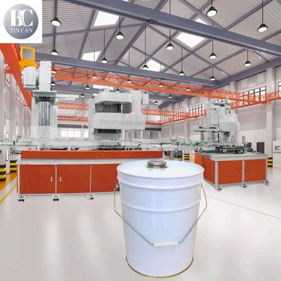 Bon prix Machine de fabrication de seaux de 30 cpm OEM Peinture en fer blanc Couverture de seaux en ligne