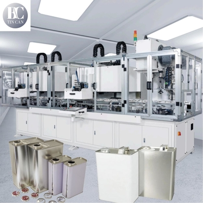 Buon prezzo 40cpm Alta velocità vuoto Pittura Lattina può fare macchina OEM integrata oblonga lattine linea di produzione in linea
