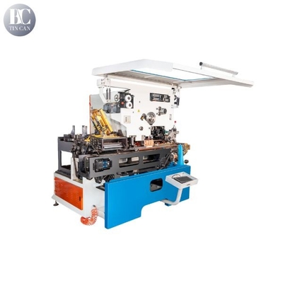 Buen precio Máquina de sellado automático de latas de tres piezas de 300 cpm Soldadora de latas totalmente automática en línea