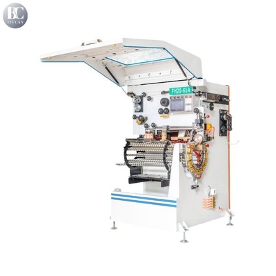 Buen precio Máquina de soldadura semiautomática con costura de latas de 60 cpm en línea
