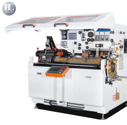 Buen precio Máquina de sellado de latas totalmente automática 40-100cpm para latas de alimentos y cubos cuadrados en línea