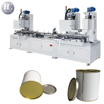 Buen precio Línea automática de producción de latas redondas de 1L 60cpm 1 galón D108mm D106mm en línea