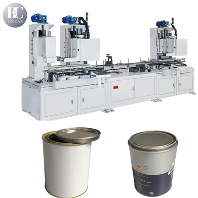 Buon prezzo 500ml Macchine per la produzione di scatole di colla D108 Componenti 60cpm Linea di produzione automatica di scatole di metallo in linea