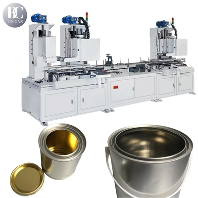 Buon prezzo D83 Macchine di imballaggio di latta vuota per scatole rotonde di piccole dimensioni in linea