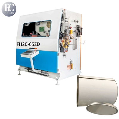Buen precio 40-100cpm Máquina de sellado de latas totalmente automática D65-D108mm para latas de estaño redondas cuadradas Soldador en línea