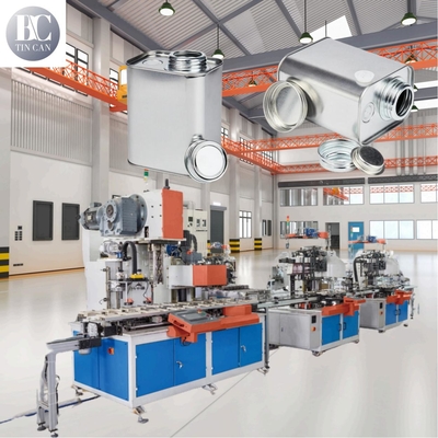 Buon prezzo Linea di produzione di lattine di caffè 30cpm Macchina di produzione di lattina oblonga di sigillamento automatico in linea
