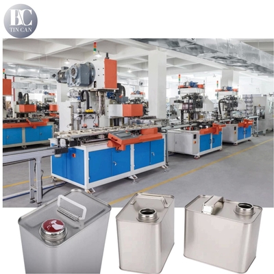 Buon prezzo Macchina automatica per la fabbricazione di scatole di latta da 30 cpm per 1 gallone di scatole più sottili in linea