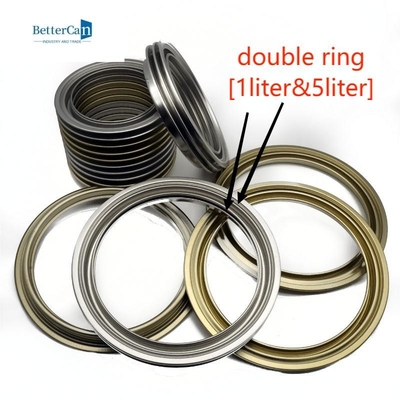 Good price D108 Chemical Round Cans Components Clear Coated 1liter D105 online
