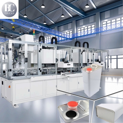 Buen precio Máquina automática integrada para hacer latas de estaño de 40 cpm OEM Máquina para hacer latas oblongas en línea